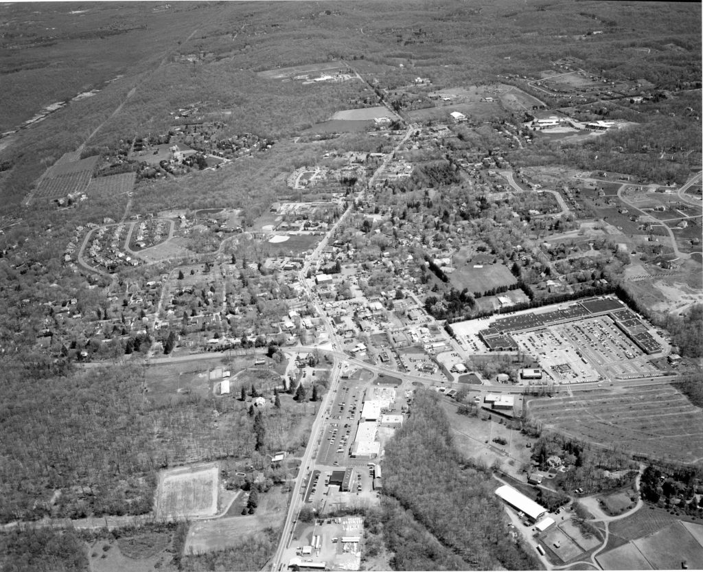 Aerial photograph of Chester at a wider angle to show more area.